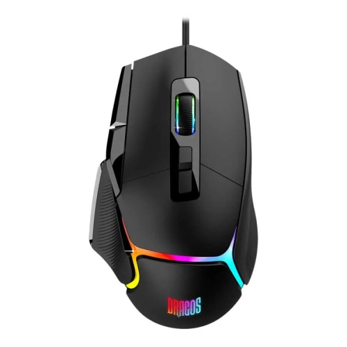 DRAGOS XM90 20000 DPI KABLOLU SİYAH RGB GAMİNG MOUSE