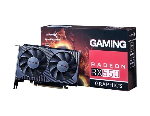 TURBOX ARCADE HERO M RX550 AMD GDDR5 128BIT VGA.DVI.HDMI TEK FAN 4GB EKRAN KARTI (BOX)